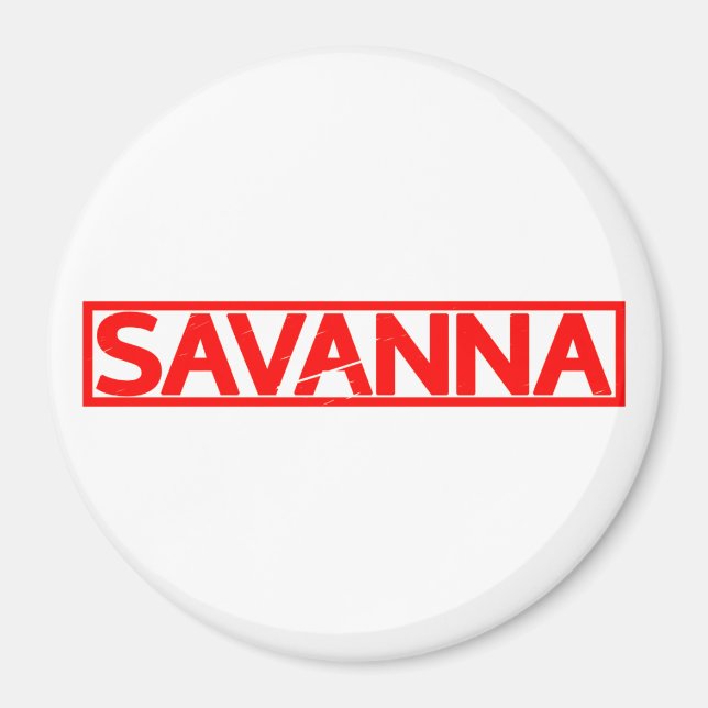 Aimant Timbre de Savanna (Devant)