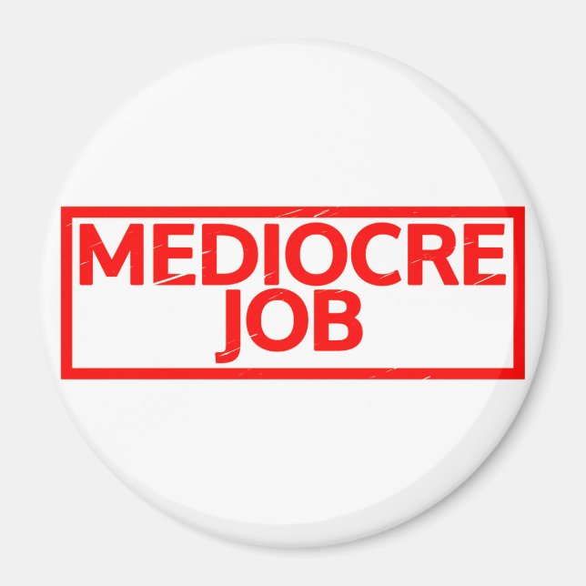 Aimant Timbre de travail médiocre (Devant)