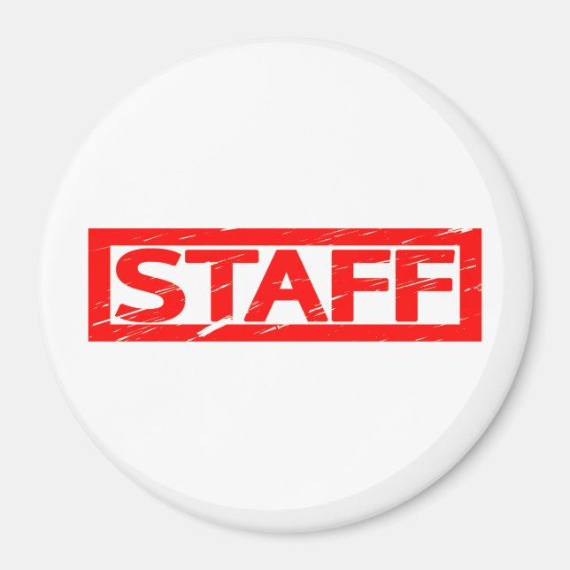 Aimant Timbre du personnel (Devant)