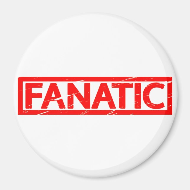 Aimant Timbre fanatique (Devant)