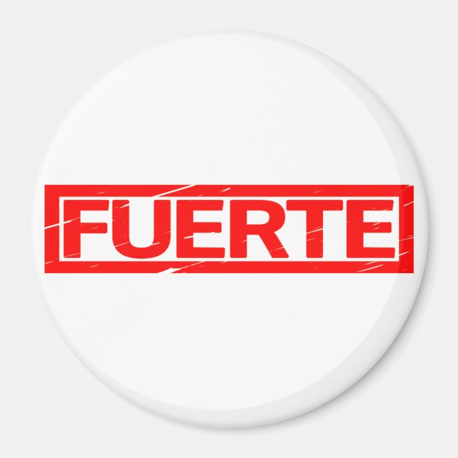 Aimant Timbre Fuerte (Devant)