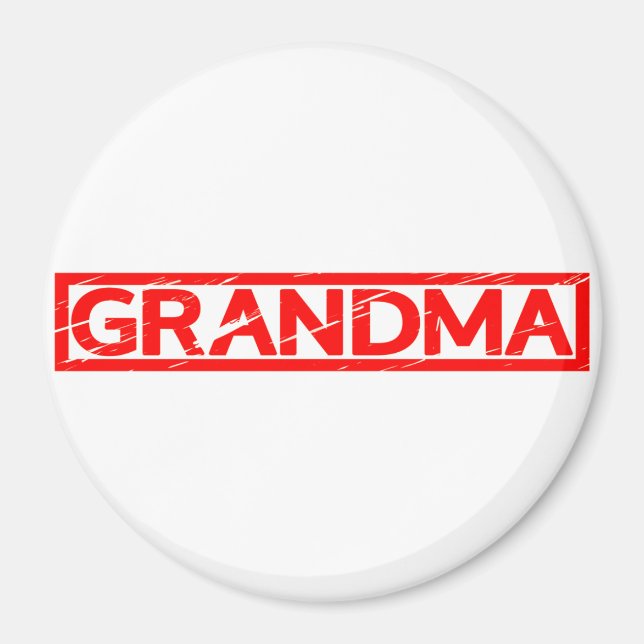 Aimant Timbre grand-mère (Devant)