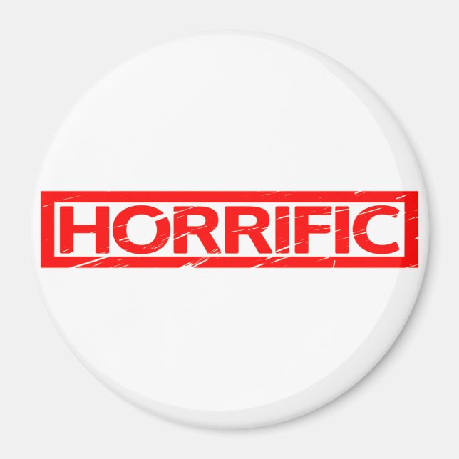 Aimant Timbre Horrifique (Devant)