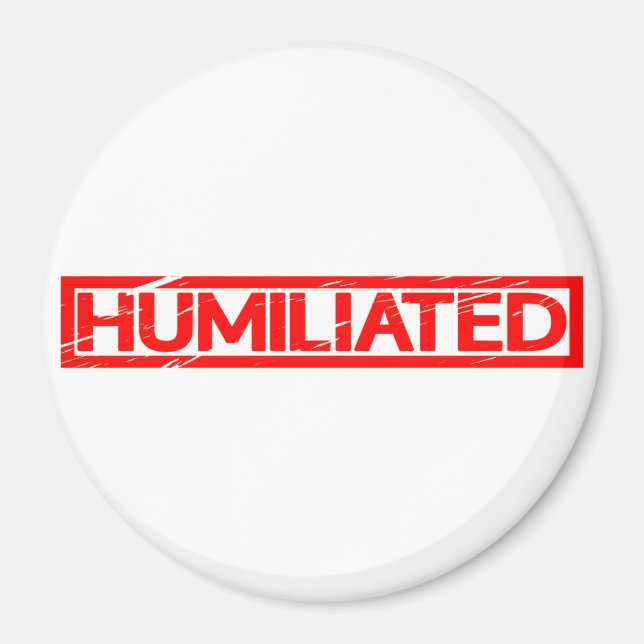 Aimant Timbre Humilié (Devant)