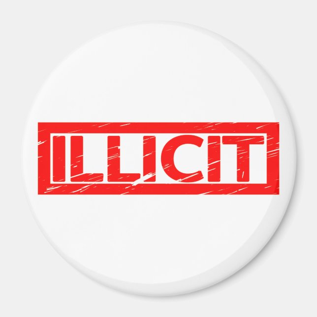 Aimant Timbre illicite (Devant)