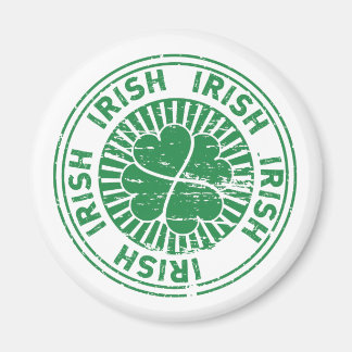 Aimant Timbre irlandais shamrock