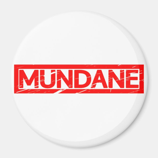 Aimant Timbre Mundane (Devant)