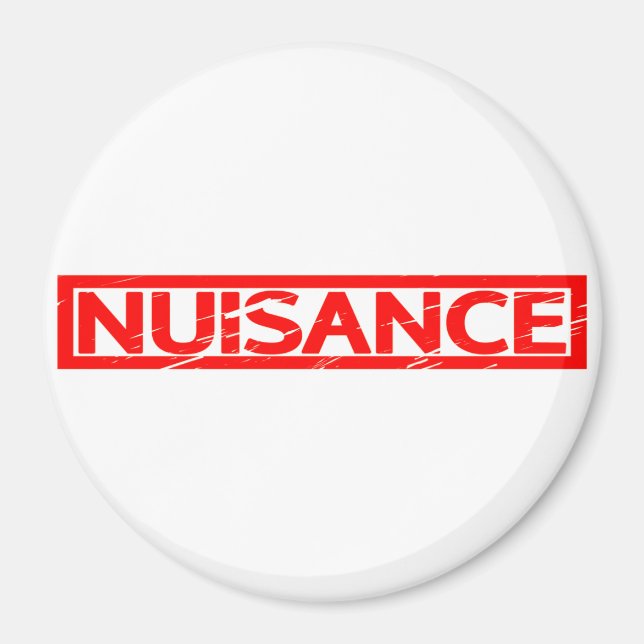 Aimant Timbre nuisant (Devant)
