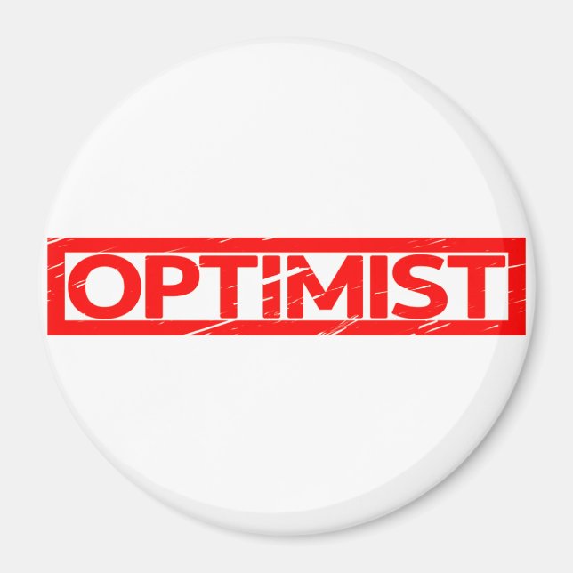 Aimant Timbre optimiste (Devant)