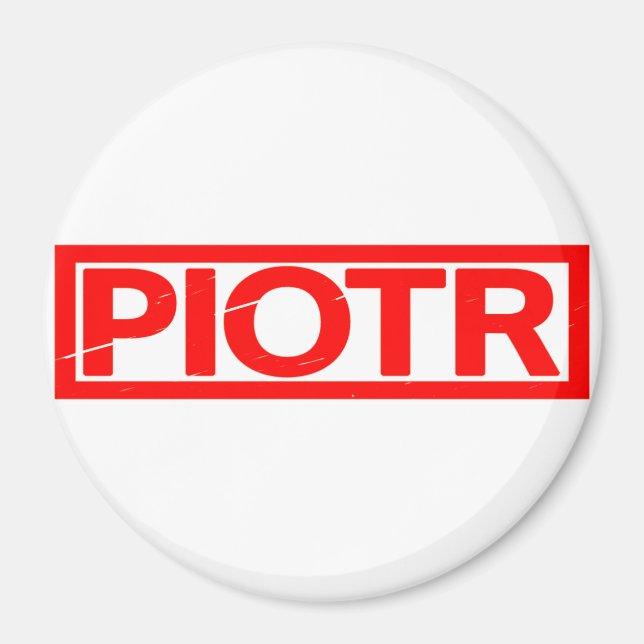 Aimant Timbre Piotr (Devant)