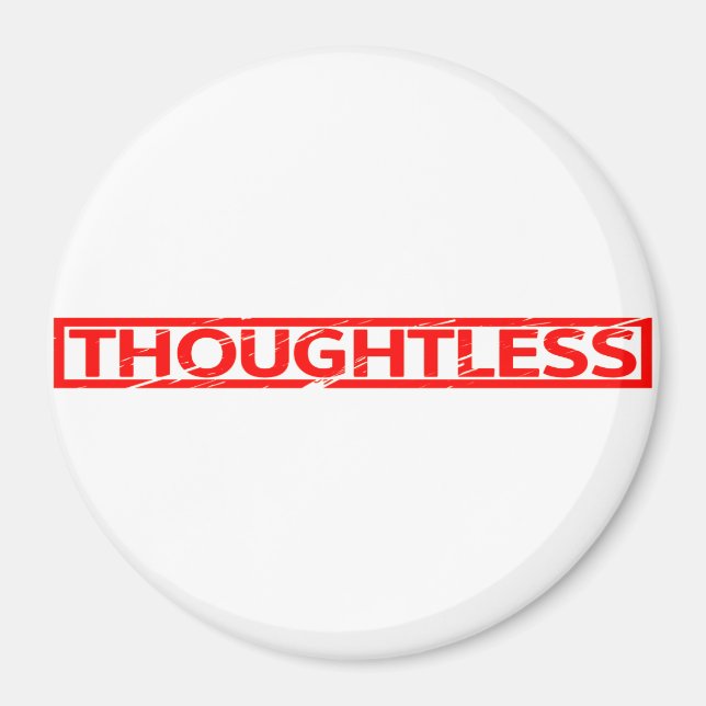 Aimant Timbre sans pensée (Devant)