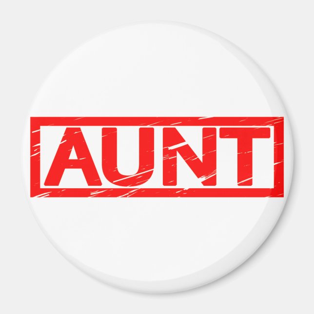 Aimant Timbre Tante (Devant)