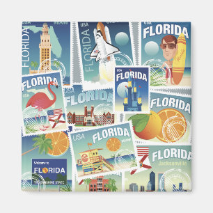 Aimant Timbres de la Floride