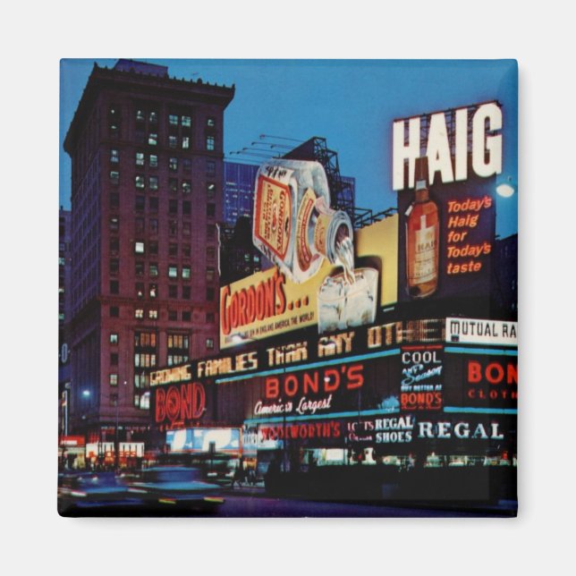 Aimant Times Square, cru de New York City (Devant)