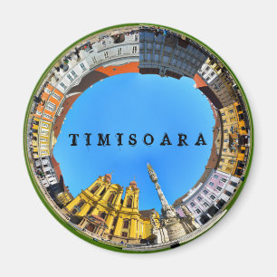 Aimant timisoara ville roumanie union carré panorama piat