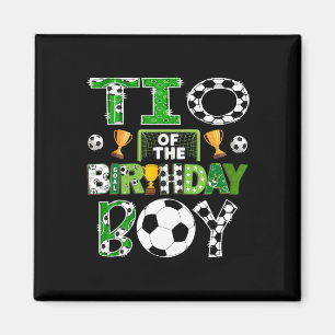 Aimant Tio du garçon qui fête son anniversaire joueur de
