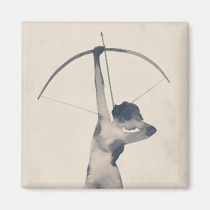 Aimant Tir aquarelle