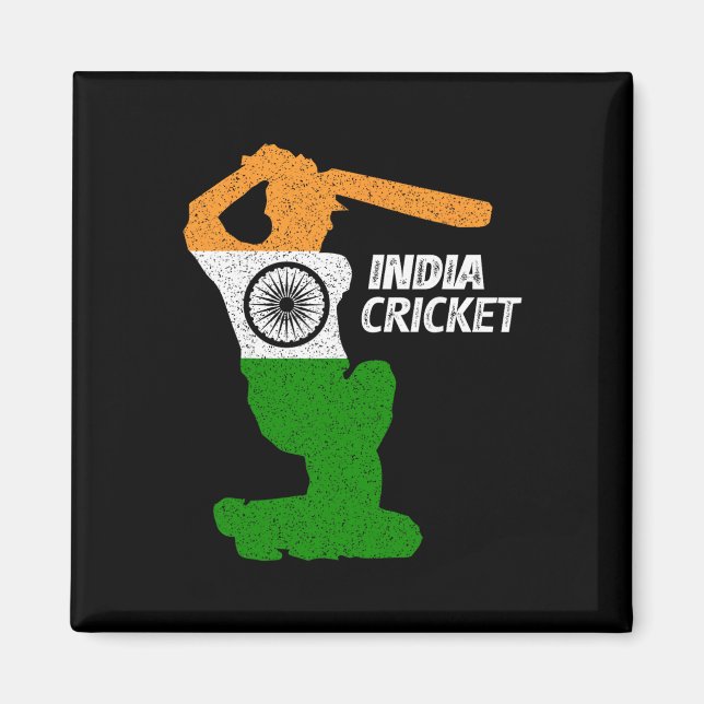 Aimant Tir de limite de l'équipe de cricket d'Inde avec l (Devant)