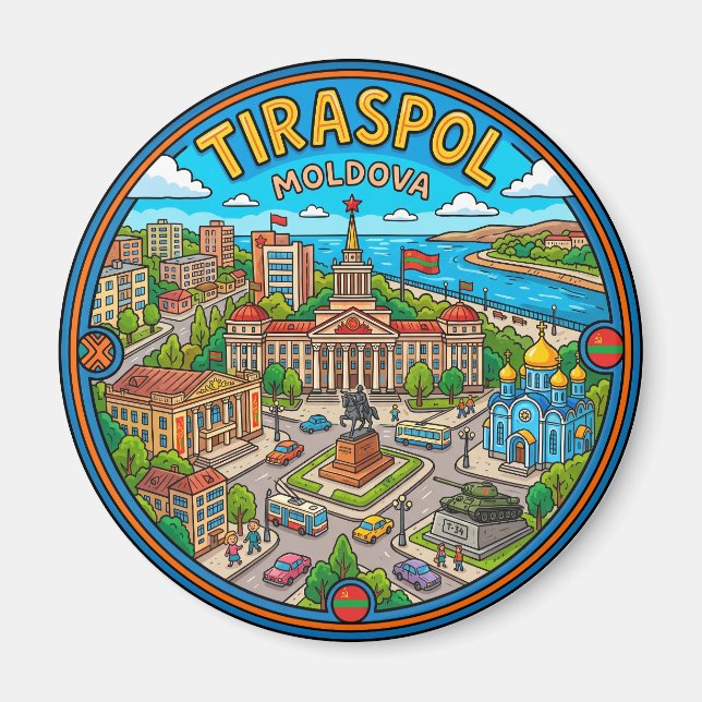 Aimant Tiraspol Moldavie (Devant)