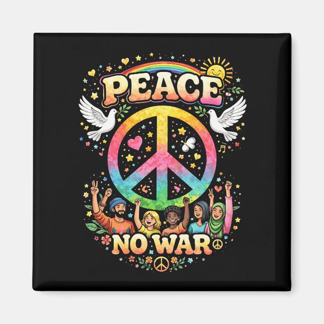 Aimant Title: Peace Over War (Devant)