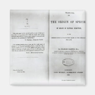 Aimant Titlepage à 'sur l'origine des espèces