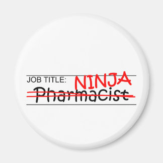 Aimant Titre de l'emploi Ninja - Pharmacien