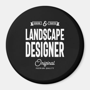 Aimant Titre du travail du concepteur du paysage Cadeau