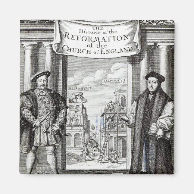 Aimant Titre L'Histoire La Réforme Église Angleterre (Devant)