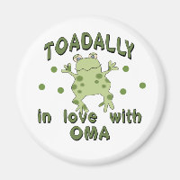 TOADALY Love Oma Frog