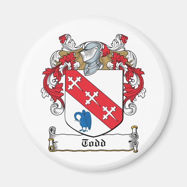 Aimant Todd Family Crest (Devant)