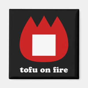 Aimant 📛 tofu en feu