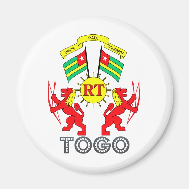 Aimant Togo Armoiries (Devant)
