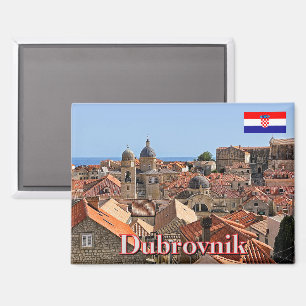 Aimant Toits de Dubrovnik en Croatie, voyage