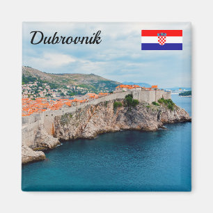Aimant Toits et murs célèbres de la vieille ville de Dubr