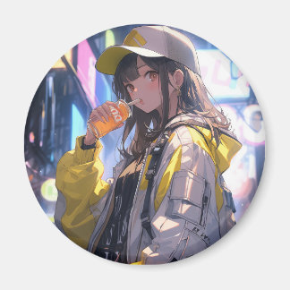 Aimant Tokyo Girl | 東京娘 GenerartiveAI シール