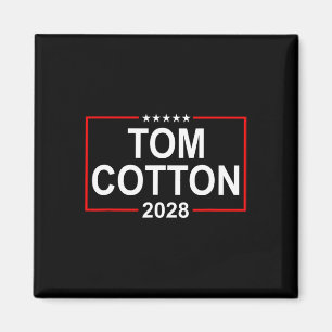 Aimant Tom Cotton Élection Présidentielle 2028 Drapeau Us
