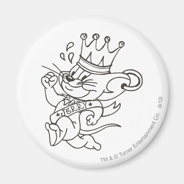 Aimant Tom et Jerry King Jerry (Devant)