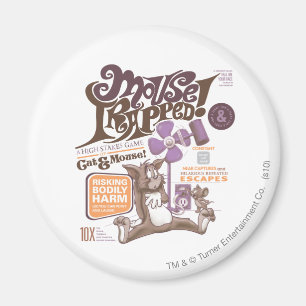 Aimant Tom et Jerry Mouse piégés