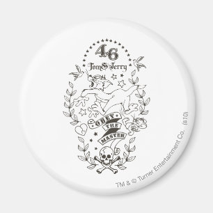 Aimant Tom et Jerry obéissent le maître 1