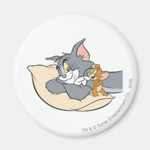 Aimant Tom et Jerry sur le Coussin