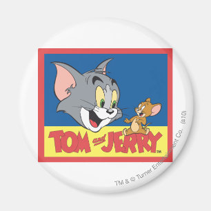 Aimant Tom et logo de Jerry plat