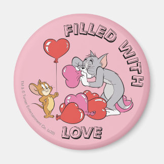 Aimant Tom & Jerry Inflate Valentine Heart Ballons