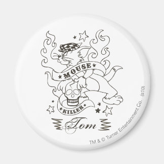 Aimant Tom Souris Tueur Tatouage 1