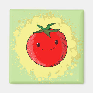 Aimant Tomate de carton mignon