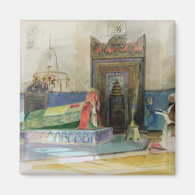 Aimant Tomb of Bayazid I, Bursa, Turkey (w/c on paper) (Devant)