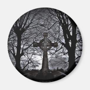 Aimant Tombe gothique de croix celtique