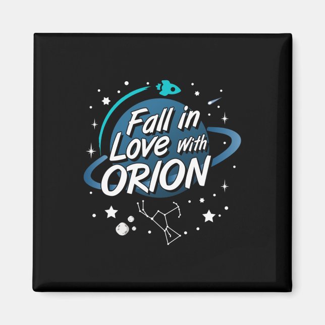 Aimant Tomber Amoureux Avec Orion Constellation Astrologi (Devant)