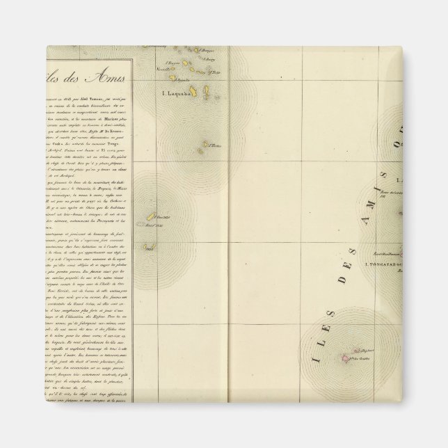 Aimant Tonga Océanie no 47 (Devant)