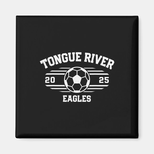 Aimant Tongue River Eagles Soccer Byll 2025  (Devant)
