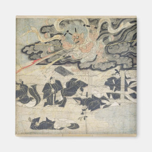 Aimant Tonnerre démon, Sanctuaire Tenjin, période Kamakur